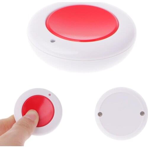 DC 9V 12V 24V 10A 1-Button 433MHz RF Wireless Remote Control Round Transmitter