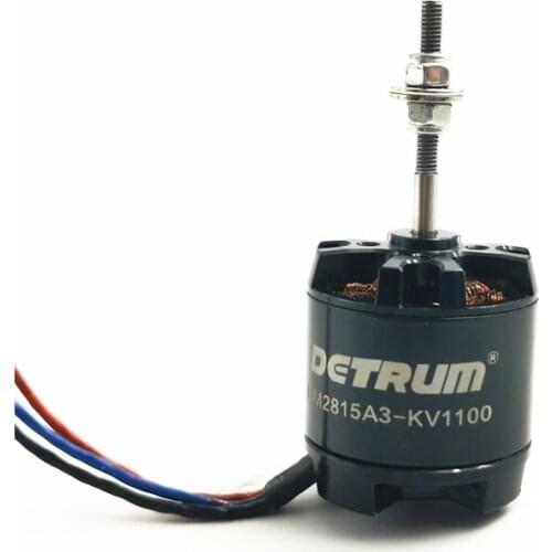 Detrum BM2815A3 KV1100 2-3S Li-Po RC Motor For Fixed Wing Airplane RC Model
