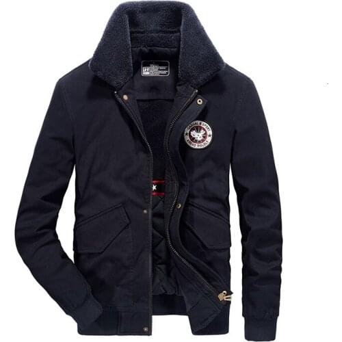 Leisure Time Man Loose Will Code Middle Age Cotton Winter Cotton-padded Clothes Loose Coat Mens Full Cotton Wash Jacket