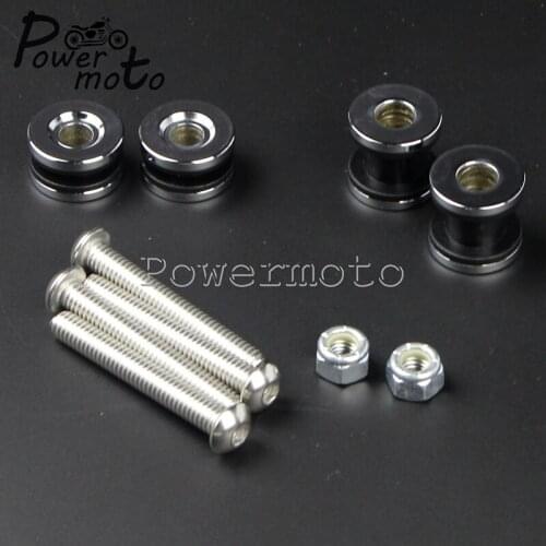 For Harley Sportster XL1200 XL883 Custom SuperLow Iron Motorcycle Sissy Bar Mounting Hardware Docking Point Nuts Bushing 14-19