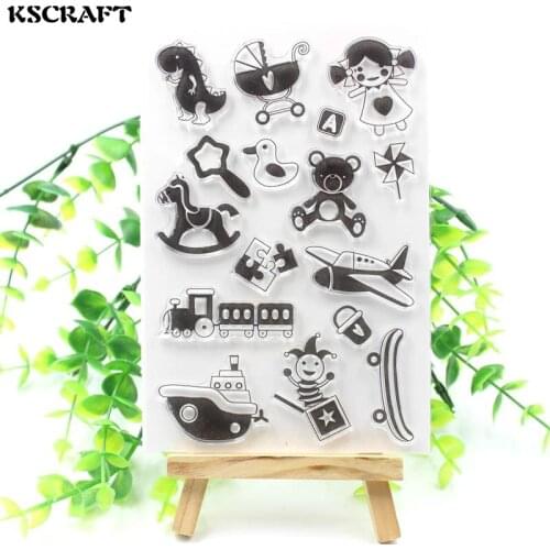 KSCRAFT Little Girl Transparent Clear Silicone Stamp/Seal for DIY scrapbooking/photo album Decorative clear stamp sheets 120