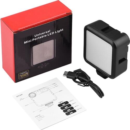 Mini LED Fill Light Lamp High Brightness Mini LED For Phone Camera Video Shooting Light Built-in Battery Flash Lamp