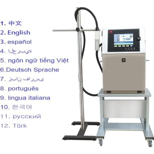 Faith New Design Easy Operation Industrial CIJ Inkjet Coding Printer on Plastic Bag