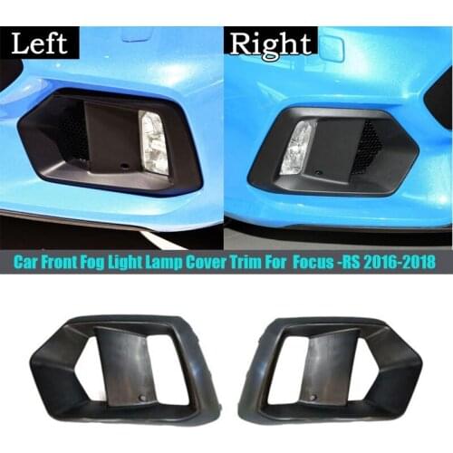 Car Front Fog Light Lamp Deco Cover Trim for Ford Focus -RS 2016-2018 Car Exterior Fog Lamp Moulding Case