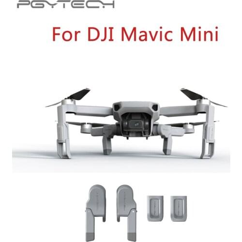 PGYTECH Landing Gear Leg For DJI Mavic Mini Skid Heightened Shock-absorbing Stabilizers Leg for For DJI Mavic Mini Accessories