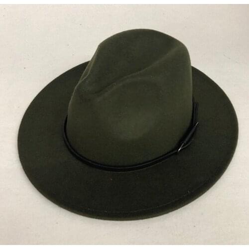 ZJBECHAHMU Casual Winter Autumn Imitation Woolen Women Men Ladies Fedoras Top Jazz Hat European American Round Caps Bowler Hats