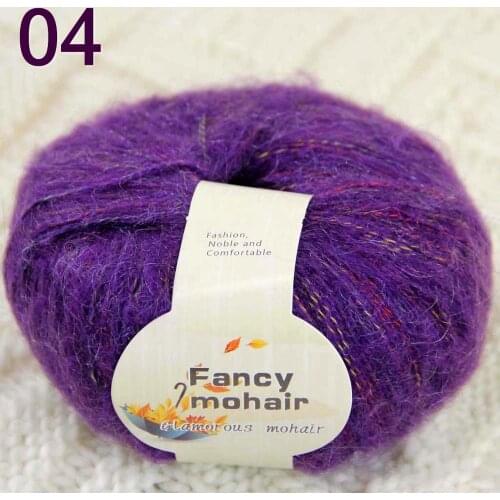 Sale New Soft 1Skeins50g Wrap Shawls Hand Knitting Wool Yarn Womens Cashmere Shawls and Wraps Rainbow Amethyst 823-04