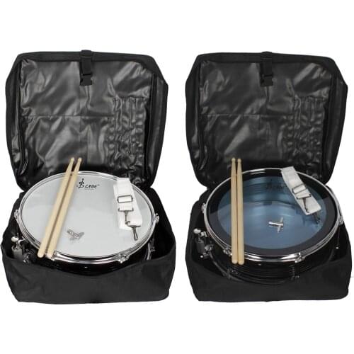 Snare Drum Kit 14' x 5.5' with Carry Bag DrumSticks Drum Wrench Strap Percussion Instruments for Adults Students Beginner