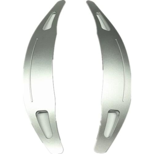 2pcs W176 A45 CLA45 C63 Aluminium Car Steering Wheel Shift Paddle Shifter Extension Car For Mercedes For Benz For AMG 2015-2019