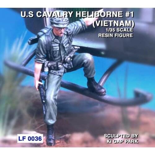 1/35 Resin Figure Model Kits US Cavalry Heliborne #1 Unassembled unpainted