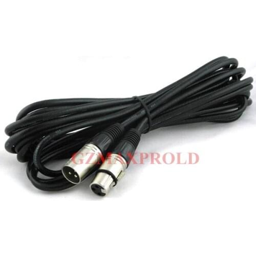 10m Length DMX Lighting Cable by disco dj control dmx512 controller XRL 3-PIN DMX cable led par lights 3-PIN DMX signal line