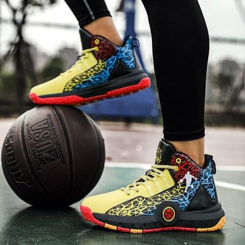 Big Size 45 Superstar Basketball Shoes for Men Outdoor Sport Sneakers Men Breathable Cushion Shoes Man Ankle Boot Basket Homme