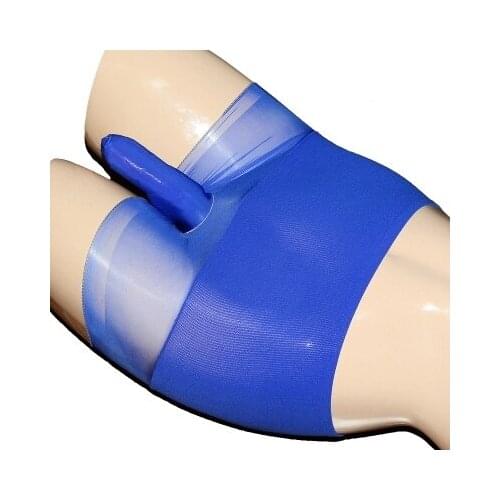 Oil bright stockings ultra-thin 360 degree seamless invisible flash jj sleeve open /close of aircraft Mens boxer underwear men