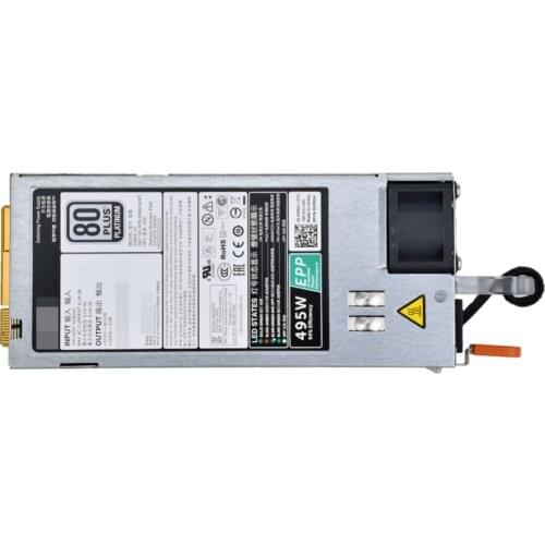 For Dell R730/R630/R730XD/T630 495W Power Supply 9338D E495E-S1