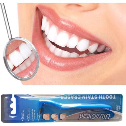 Travel Travel Portable Tooth Stain Eraser Plaque Tartar Remover Polisher Teeth Cleaning Whitening Dental Interdental Pick Oral