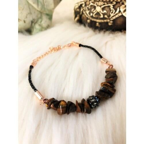 Dr Stone Natural Stone Women 'S Tiger 'S Eye Stone Bracelet NRS847 372888394