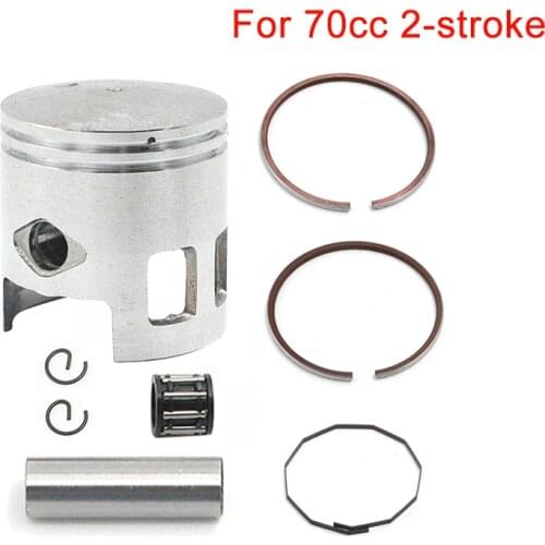 For Jog Minarelli 2 Stroke Scooter Moped 70cc 47mm Piston Ring 10mm Wrist Pin Bearing For Big Bore 47mm motors ATV Accessories