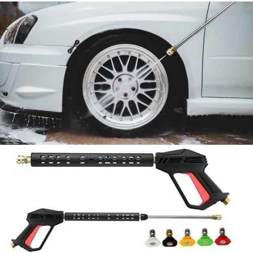 High Pressure Power Washer Sprayer Wand Nozzle Tips Adapters Kit 4000PSI M22