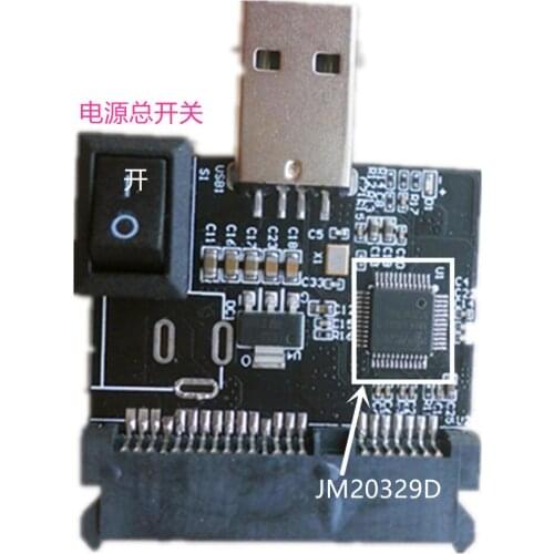 JM20329D Switchboard SATA Hard Disk to USB SSD Open Card Transfer Board SSD
