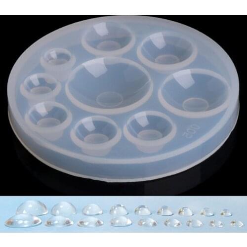 JAVRICK Round Silicone Resin Mold DIY Jewelry Pendant Making Tool Mould Handmade Craft NEW