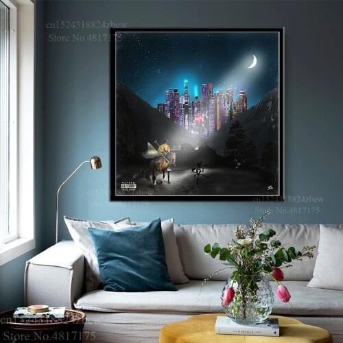 Lil Nas X Poster Rapper Singer Music Album HOLIDAY MONTERO RODEO Panini Canvas Painting Wall Art Posters and Prints Home Decor