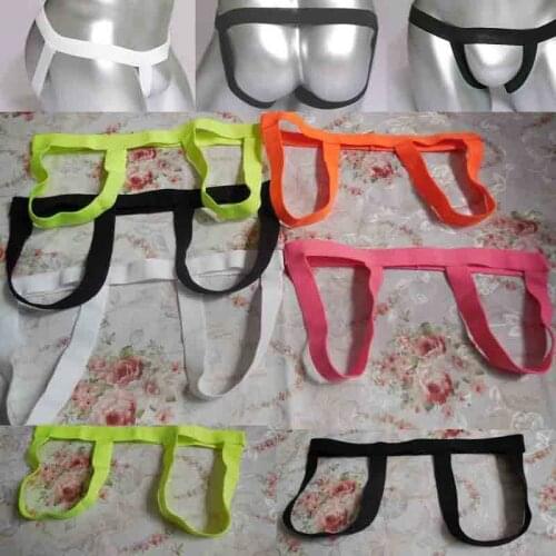 Mens sexy butt push up lifter cockring strap underwear belt