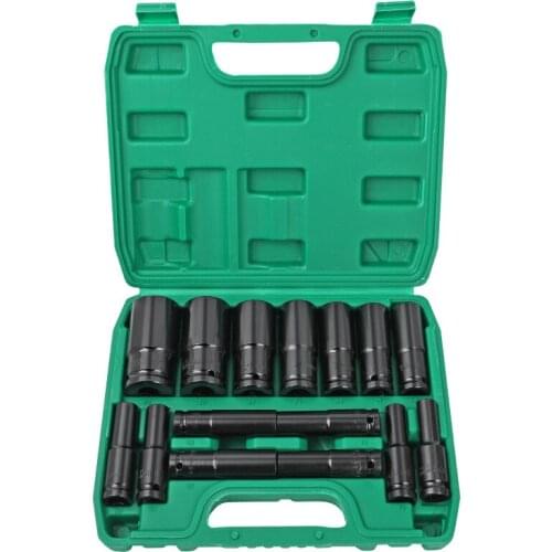 Electric wrench socket head Dafei hexagonal socket set Electric drill socket jackhammer extension sleeve 8-32mm torque wrench