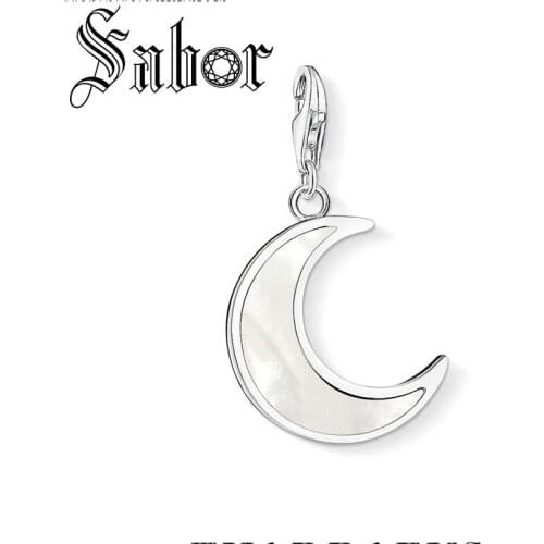 Charm Pendant Moon Shell DIY Accessories Club Sweet Jewelry For Women,2020 Spring Gift Fit Bracelet thomas