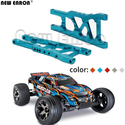 3655X 2P Aluminum Alloy Front/Rear Lower Suspension Arms For RC Car Traxxas 1/10 Slash 4x4 Rustler Stampede XO-1 Bigfoot Upgrade