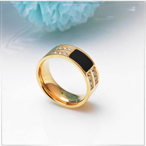 Popular New Trendy Unisex Square Crystal Rings For Men Women Alloy Ring Jewelry 2021 For Party Anniversary Hot Sale Whole Sale