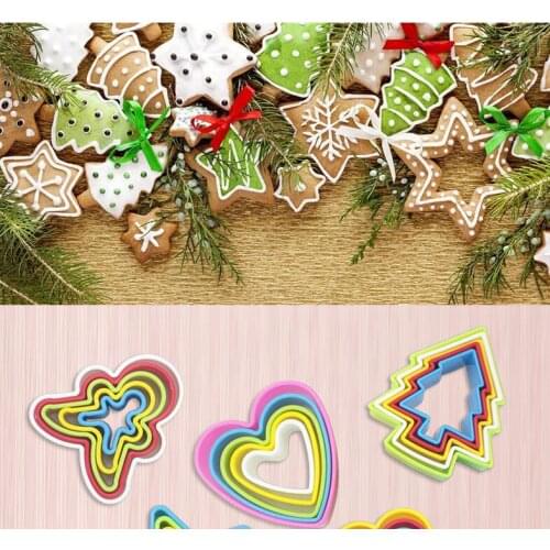Festival supplies Creative Cartoon cookies Mold Mould Cutter for Fondant cake chocolate For DIY baby shower Party Wh