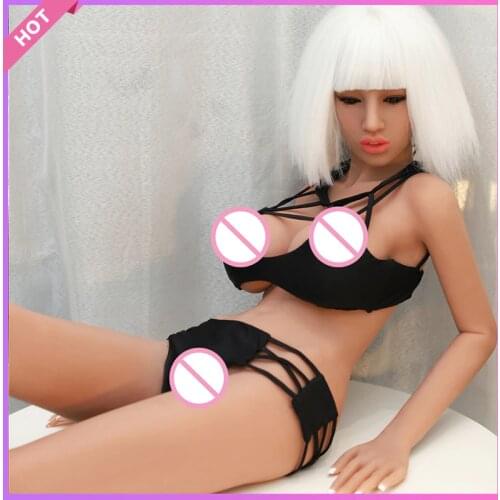 Racyme 158cm Real Silicone Sex Doll Big Boobs Full Body TPE Love Doll with Metal Skeleton Realistic Oral Pussy Sex Adult Dolls