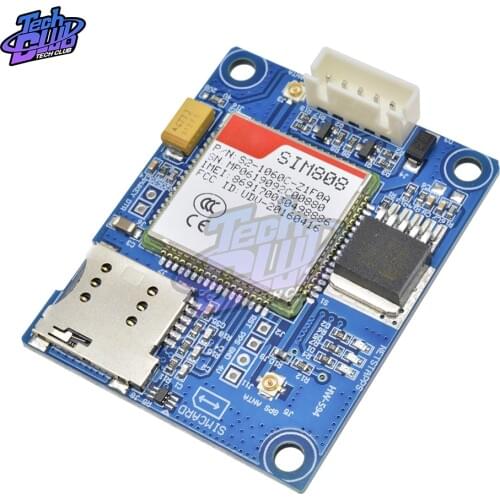 SIM808 instead of SIM908 module GSM GPRS GPS Development Board IPX SMA with GPS Antenna available for Raspberry Pi or Arduino