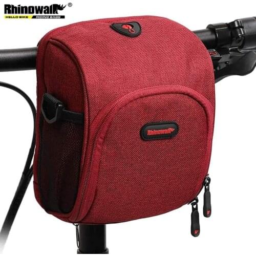 Rhinowalk Bick Bag Bicycle Bags Bike Cycling Waterproof Front Basket Pannier Frame Tube Handlebar Phone Holder Shoulder Bike Bag
