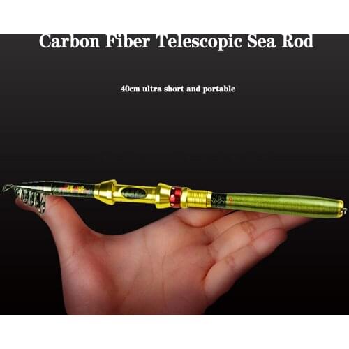 2020 Super Hard Carbon Telescopic Fishing Poles 1.8M 2.1M 2.4M 2.7M 3.0M Portable Spinning Saltwater Fishing Rod Combo Pesca