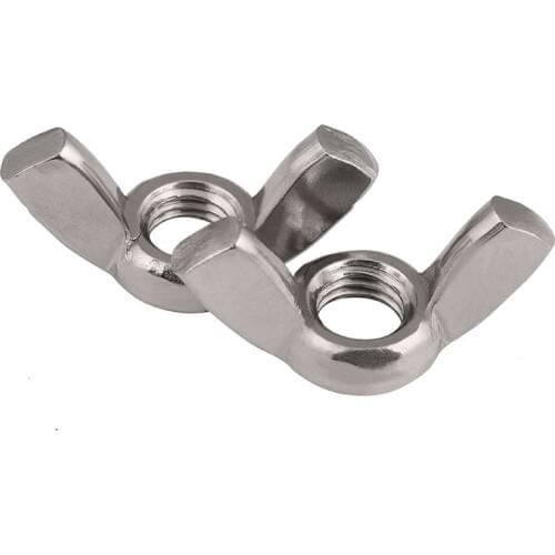 304316stainless steel butterfly nut\ butterfly angle nut Yuanbao screw cap M3M4M5M6M8M10M12 10Pcs