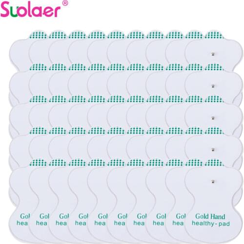 50PCS Electrode Pads For Tens Acupuncture Digital Therapy Machine Patches Slimming Electric Body Massager Pads Wholesale