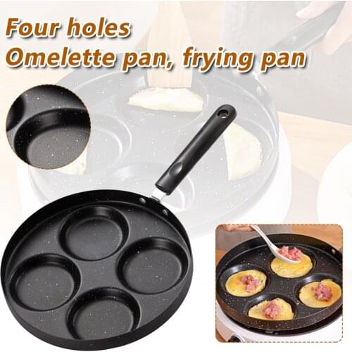 Four/seven-hole Frying Pot Thickened Omelet Pan Non-stick Egg Pancake Steak Mold Cooking Pot Set Frying Pan Breakfast Maker