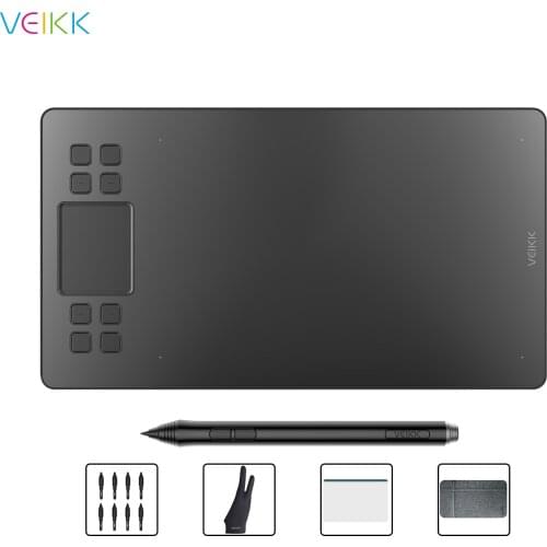 Graphics Drawing Tablet veikk A50 Online Teaching & Learning Digital Pen tablet with 8192 Levels Passive Pen
