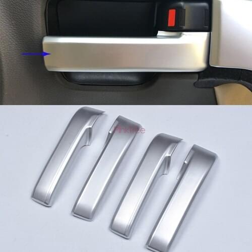 For Toyota Land Cuiser 200 2006-2016 Chrome Interior Door Handle Cover Trims Car Styling Accessories