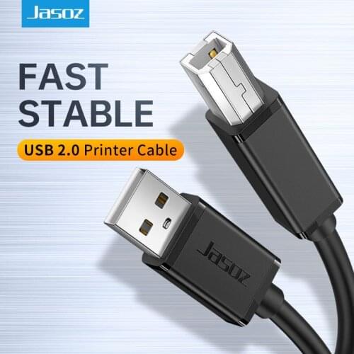 USB Printer Cable USB Cable USB 2.0 Type A Male to B Male Scanner Cable Sync Data Charger Cable For Canon Epson HP etc Printer