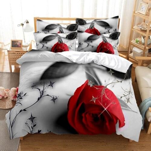 Bedding set duvet cover set 3d bedding digital printing bed linen queen size bedding set fashion design