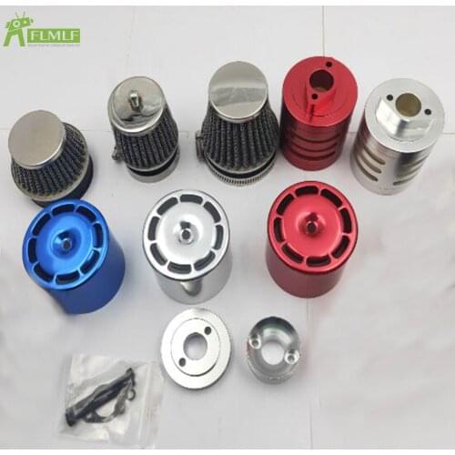 Metal Air Filters Element Set Fit for 1/5 HPI ROFUN ROVAN KM BAJA 5B 5T 5SC SS RC CAR Toys PARTS