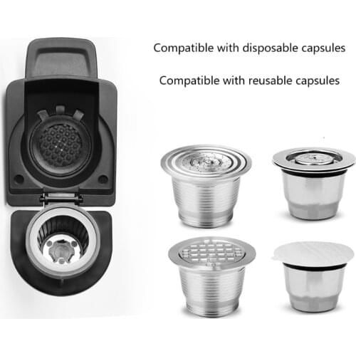 Refillable Original Coffee Pods Adapter Reusable Conversion Tray Original Capsule Holder for Coffee Machine Transform
