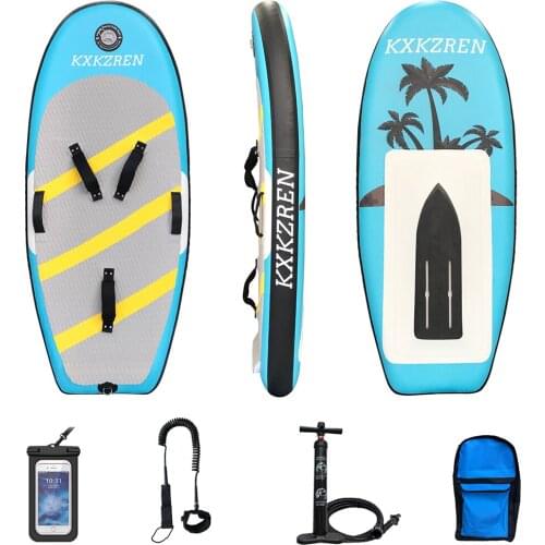 Standing Inflatable SUP Surfboard Carbon Fiber Hydrofoil Combination For Beginners Water Sport Kayak