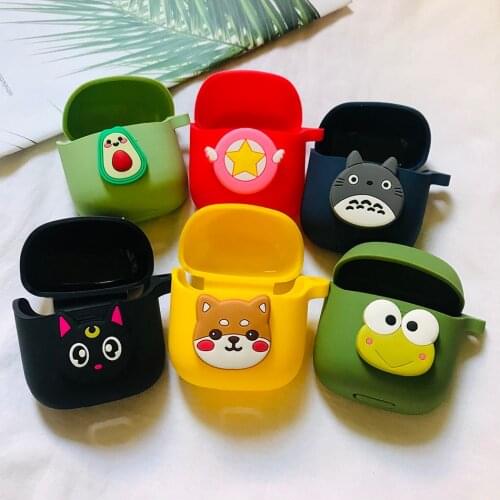 Animal Non-slip Case For JBL Tune 220 Case Cute Avocado / Dog / Cat Funny Silicone Earphones Protect Cover For JBL225 Tws Case