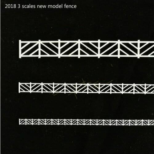 2018 new fence in 3 scales for architecture ho trains layout model
