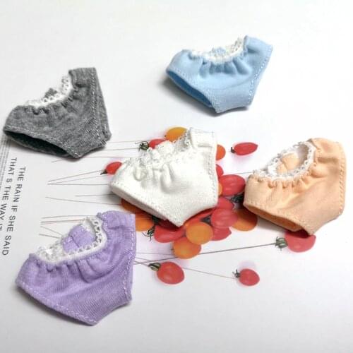 Doll Blyth Clothes Underpant Knickers Lace Underwear Briefs for blyth, OB24,Pullip,Barbies Clothing for 1/6 Doll accessories