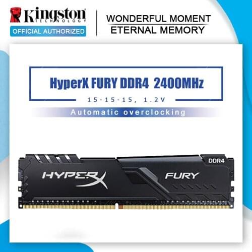Kingston HyperX Fury 4gb 8gb 16gb DDR4 2400Mhz 3200MHz DIMM Desktop Memory Game RAM Memory CL15 DIMM 288-pin Internal Memoria