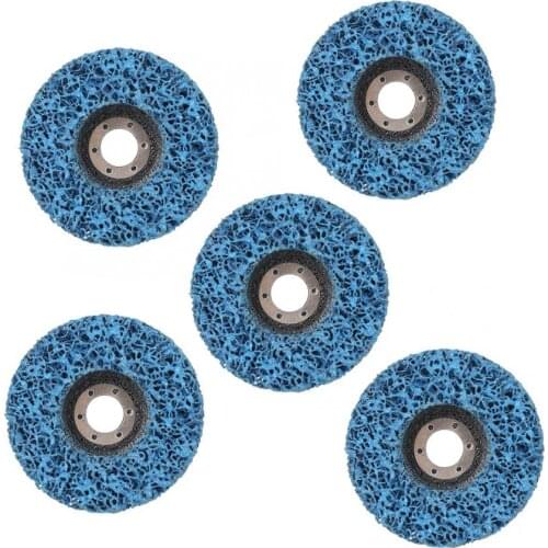 5pcs Poly Strip Abrasive Disc Rust Paint Remover Cleaning Grinding Wheel for Angle Grinder